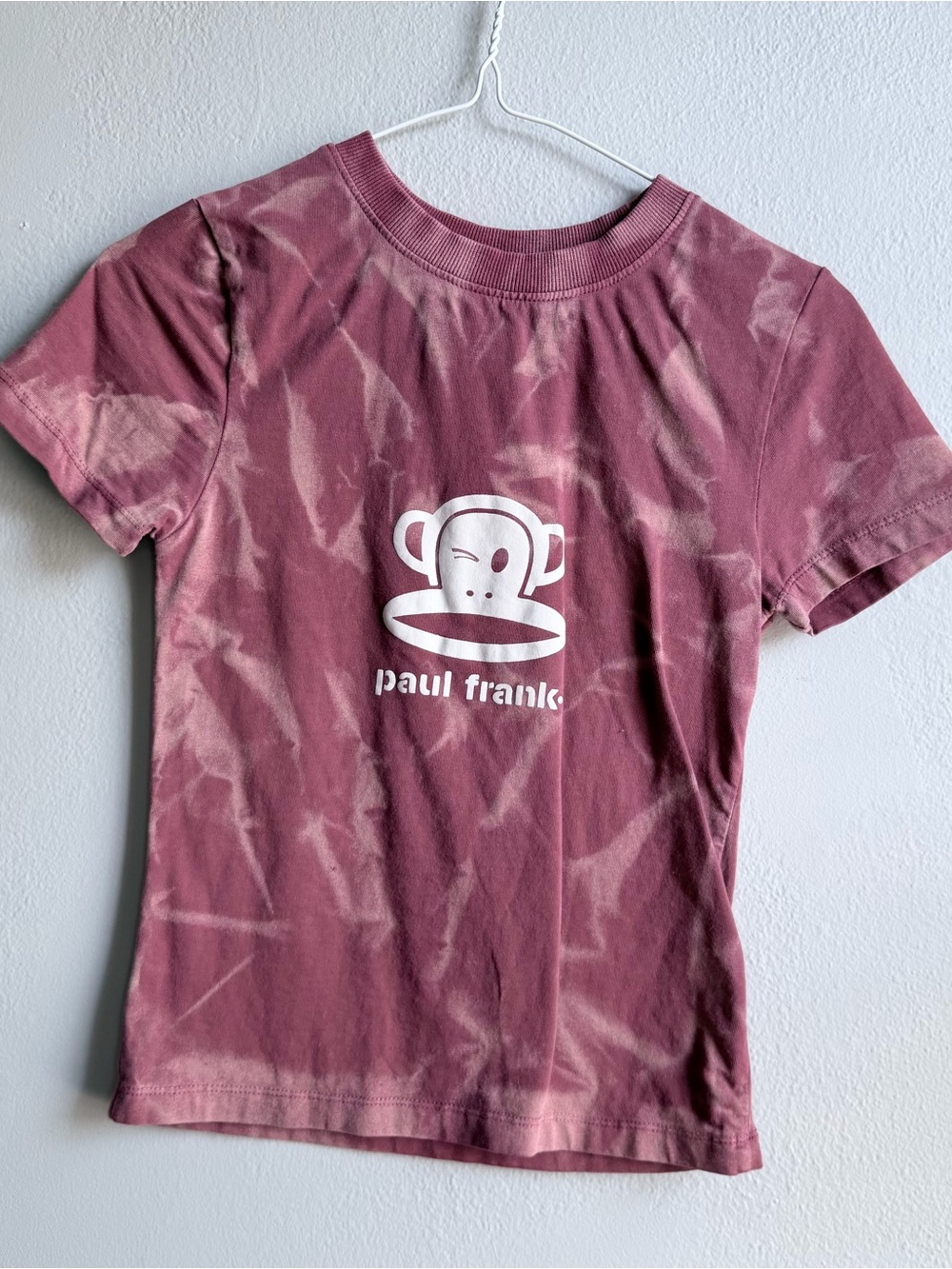 Paul Frank Daisy Street Pink Tie-Dye Graphic Tee Women’s US 8 / UK 12